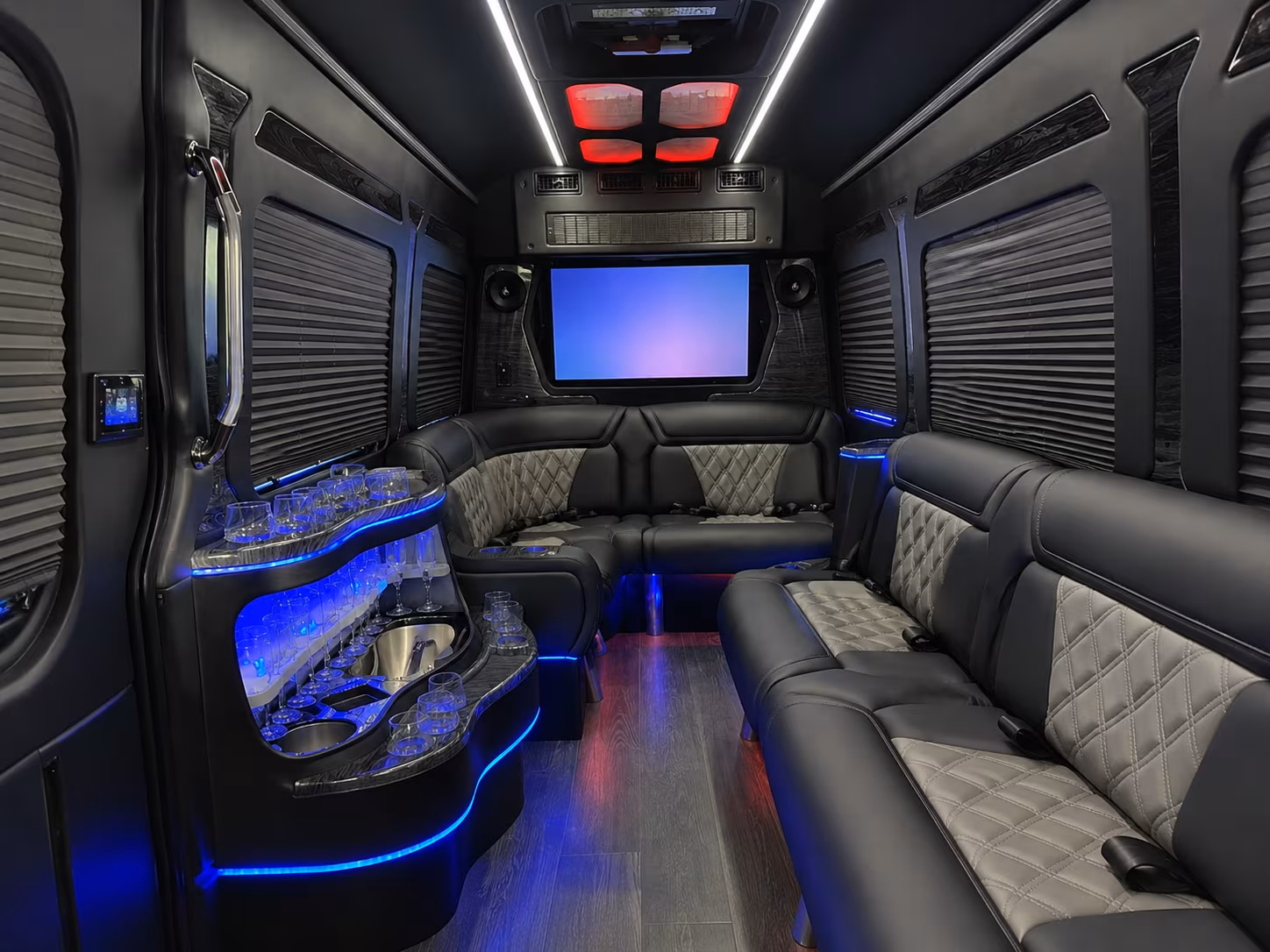 need ada accessible or large capacity buses for government events in bridgewater