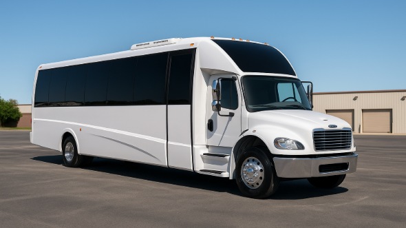 Exterior of Charter Bus Company Piscataway's 18 Passenger Minibus in Piscataway