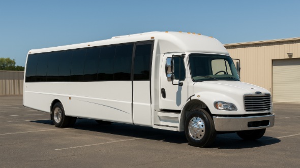 Exterior of Charter Bus Company Piscataway's 20 Passenger Mini bus in Piscataway