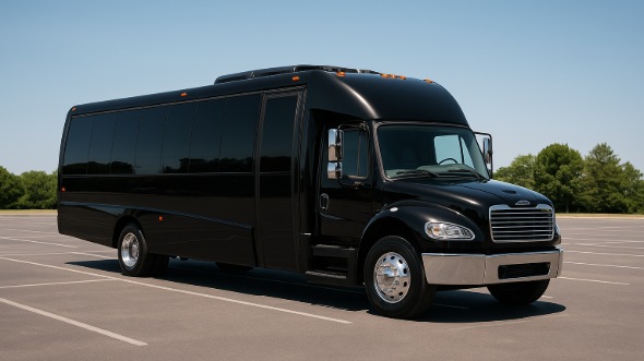 Exterior of Charter Bus Company Piscataway's 25 Passenger Mini bus in Piscataway