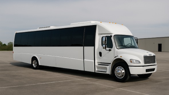 Exterior of Charter Bus Company Piscataway's 30 Passenger Minibus in Piscataway