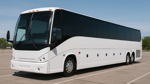 Exterior of Charter Bus Company Piscataway's 54 Passenger Charter Bus in Piscataway