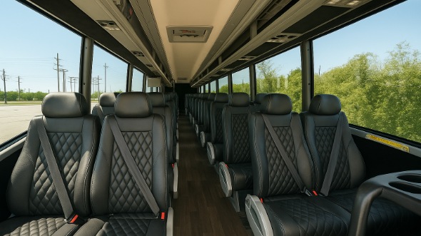 bridgewater 18 passenger minibus inside
