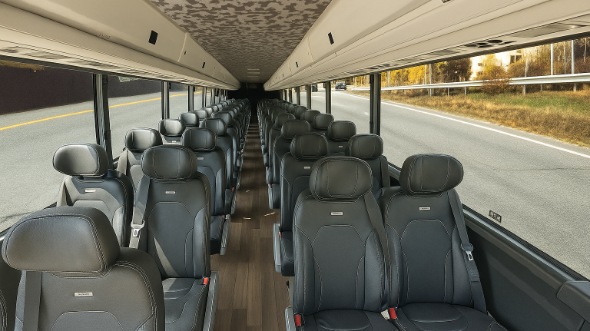 bridgewater 20 passenger minibus inside