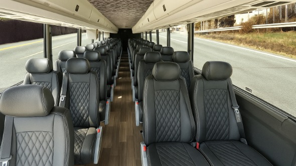 bridgewater 25 passenger minibus inside