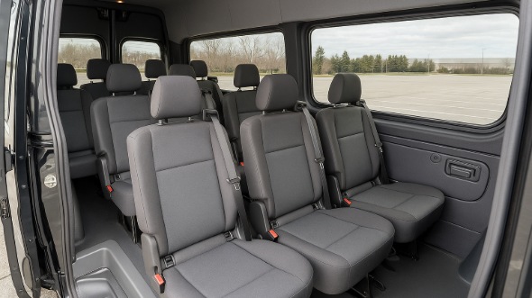 bridgewater sprinter van with driver inside
