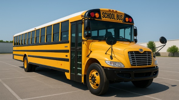 Exterior of Charter Bus Company Piscataway's School Bus in Piscataway